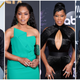 Don Cheadle at the Showtime Emmy Eve Nominees Celebrations on September 21, 2019 in West Hollywood, California; Angela Bassett attends the 51st NAACP Image Awards on February 22, 2020 in Pasadena, California; Regina King at the 2019 American Music Awards on November 24, 2019 in Los Angeles, California; Halle Berry celebrates the premiere of “John Wick: Chapter 3 - Parabellum” on May 15, 2019 in Los Angeles, California.
